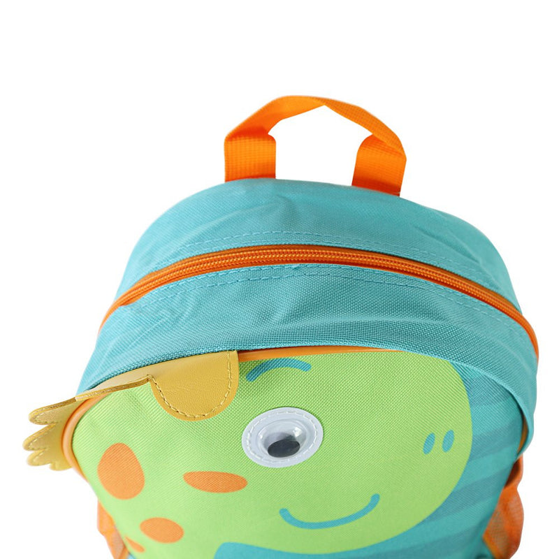 Mochila Escolar Infantil Dinossauro- Verde