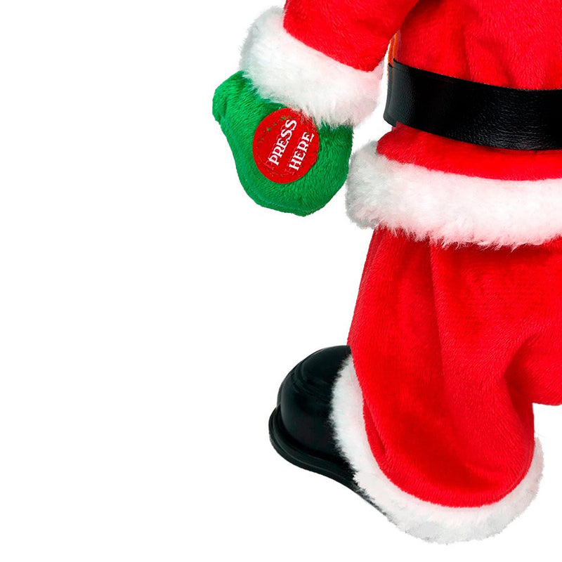 Papai Noel 32cm Musical Dançarino Mexe O Bumbum