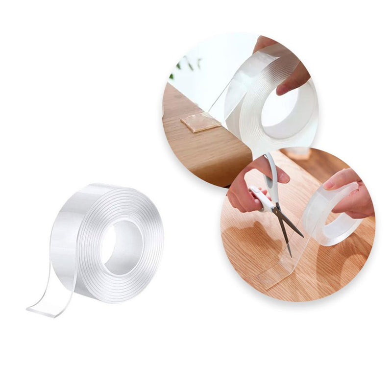 Fita Dupla Face Extra Forte Transparente 18mm X 2 Mts