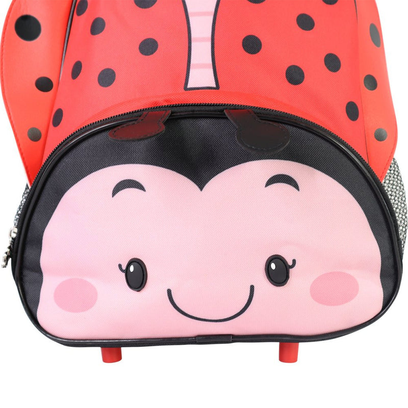 Mochila com Rodinhas Infantil - Joaninha