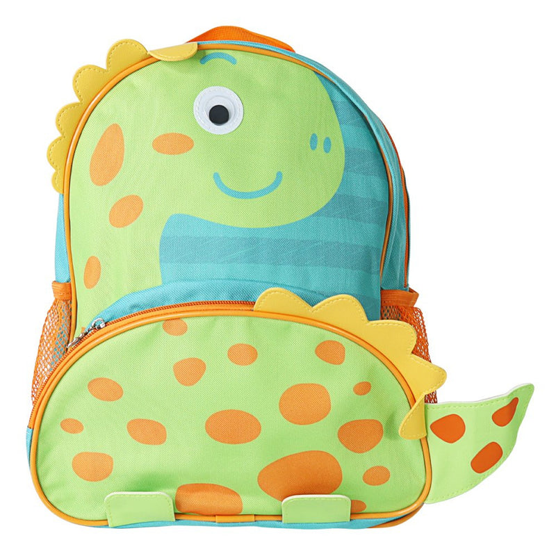 Mochila Escolar Infantil Dinossauro- Verde