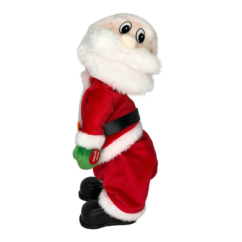 Papai Noel 32cm Musical Dançarino Mexe O Bumbum